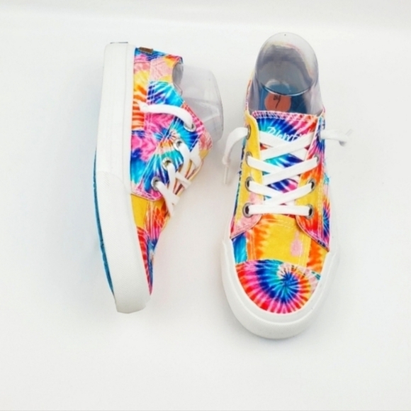 Blowfish Sneakers Tie Dye Blowfish Malibu Womens Play  Blowfish Malibu Tie Dye Lace-Up Sneakers